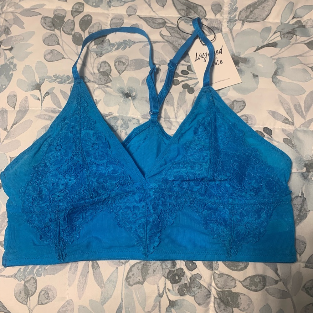 NWT Blue Lace Bralette - Picture 8 of 8